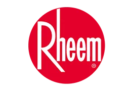 explore rheem, rheem logo