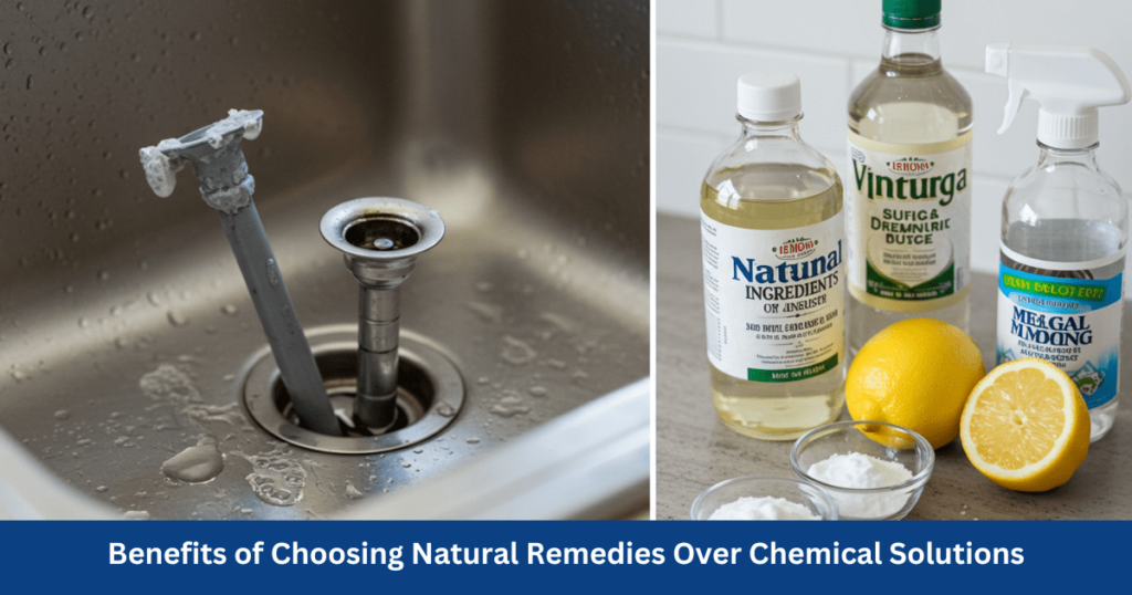 What Natural Ingredients Clear Drain Clogs Effectively; benefits of choosing natural remedies
