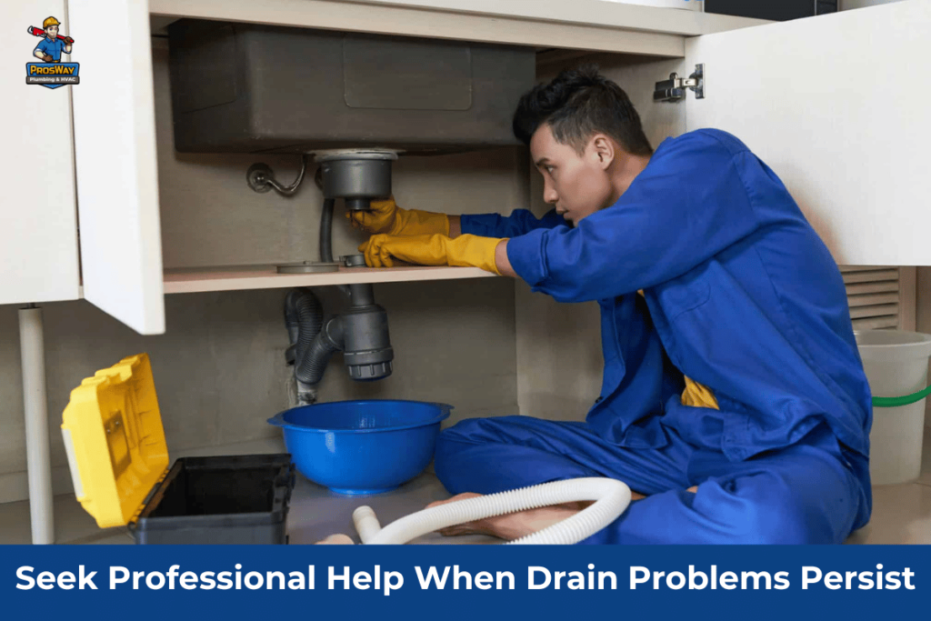 Seek Professional Help When Drain Problems Persist
