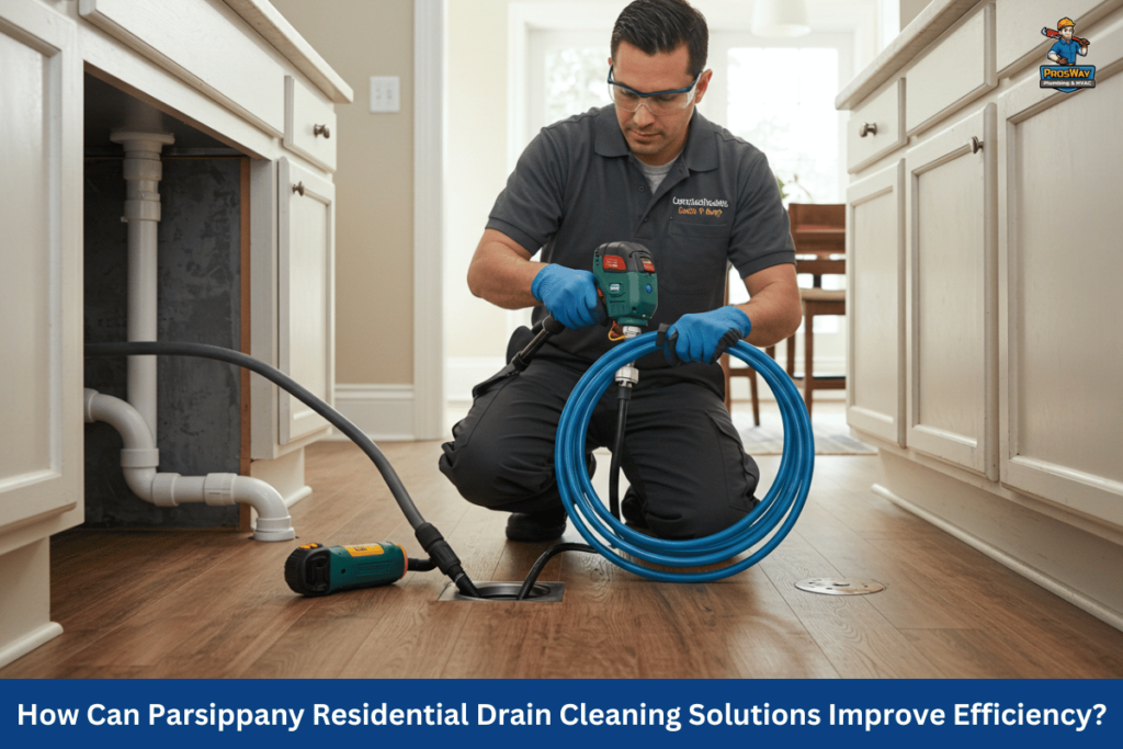 Benefits of Parsippany Residential Drain Cleaning Solutions; how it can improve efficiency