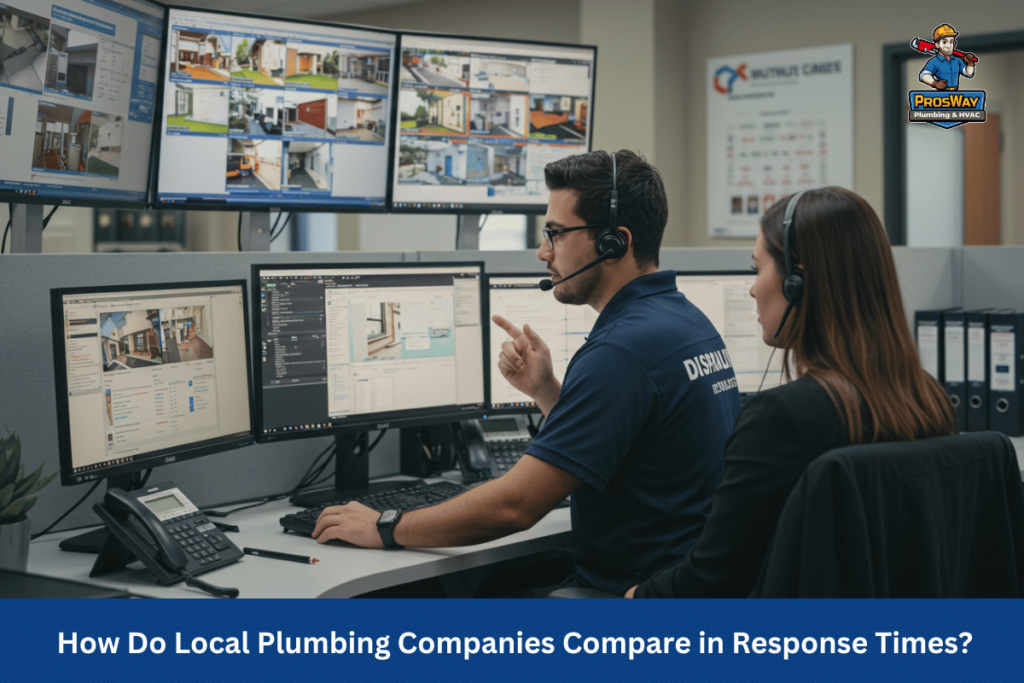 how quickly local plumbing companies can respond to drain emergencies? 