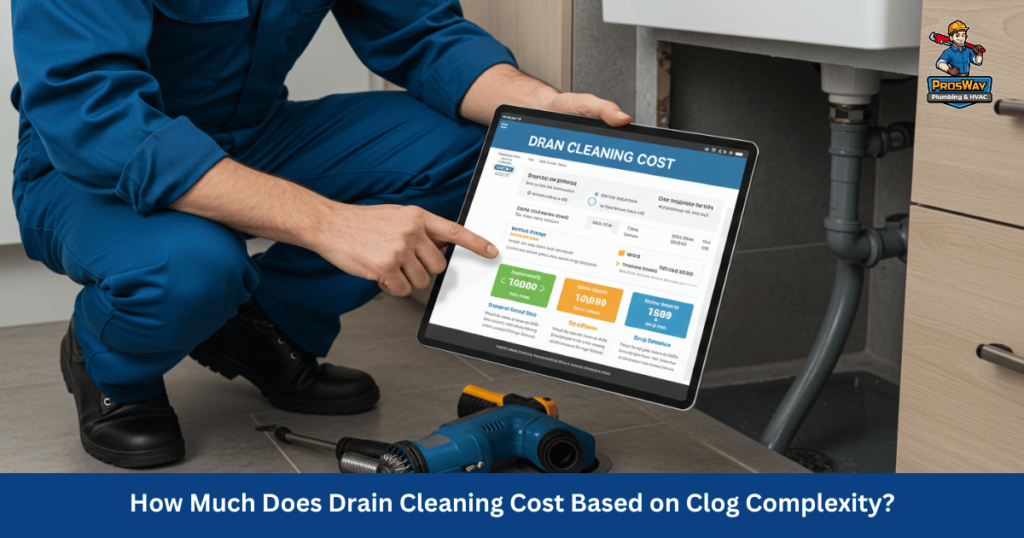 How Much Does Drain Cleaning Cost Based on Clog Complexity?