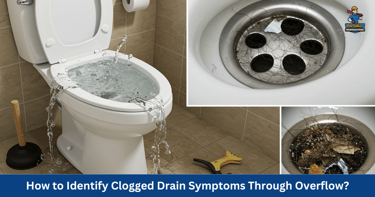 How to Identify Clogged Drain Symptoms Through Overflow?