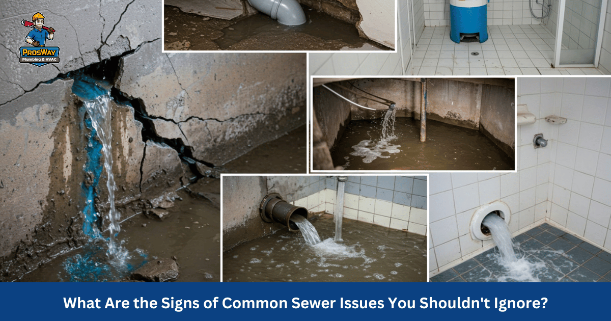 Signs of Common Sewer Issues You Shouldn't Ignore