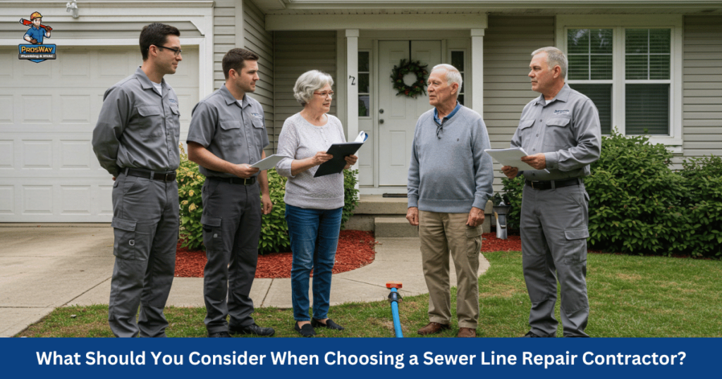 What Should You Consider When Choosing a Sewer Line Repair Contractor?