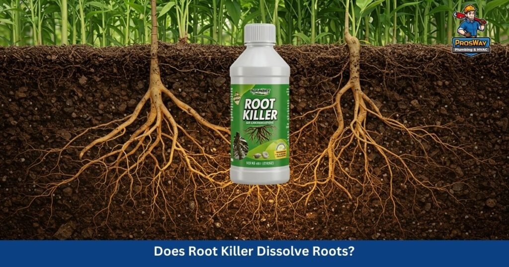 Does Root Killer Dissolve Roots?