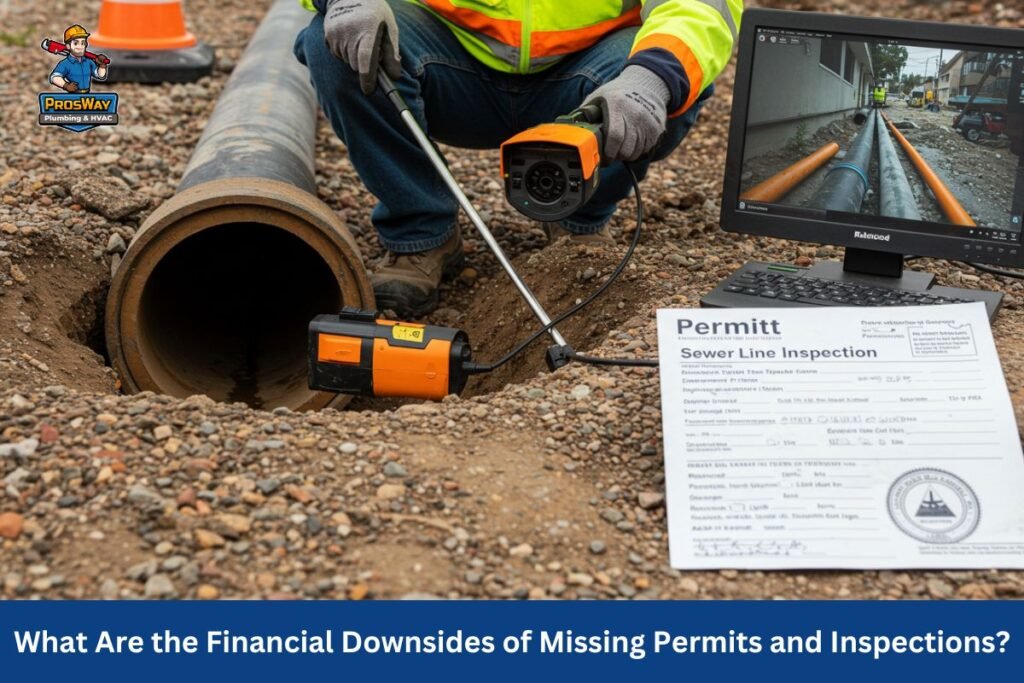 why permits and inspections matter in sewer line replacement 