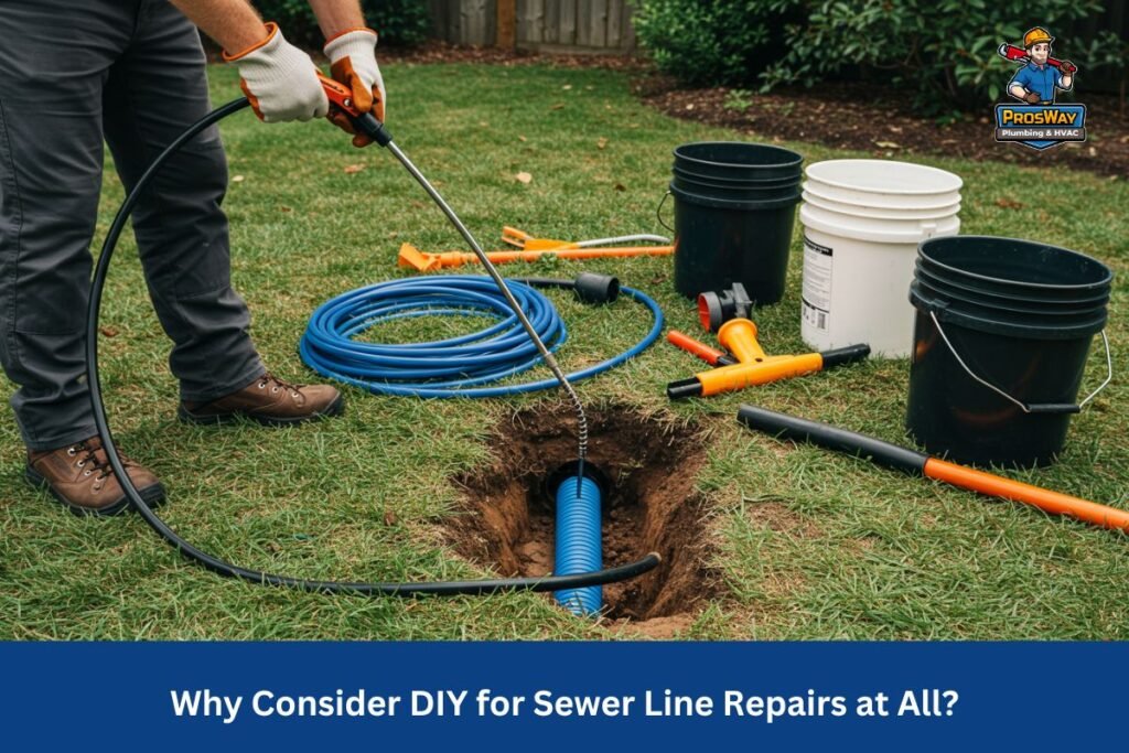 DIY sewer line repairs 