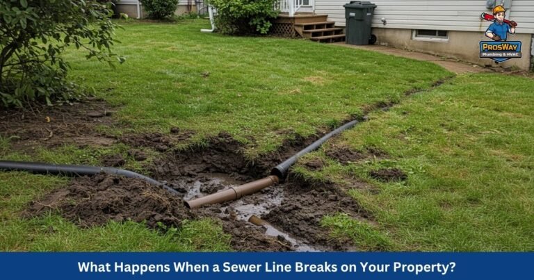 What Happens When a Sewer Line Breaks on Your Property?