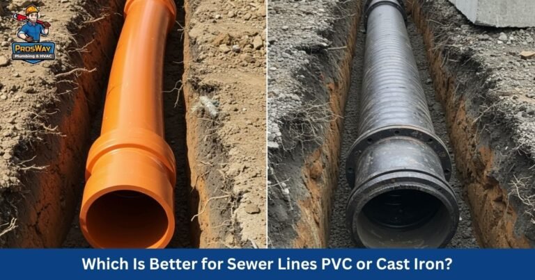 Which Is Better for Sewer Lines, PVC or Cast Iron?