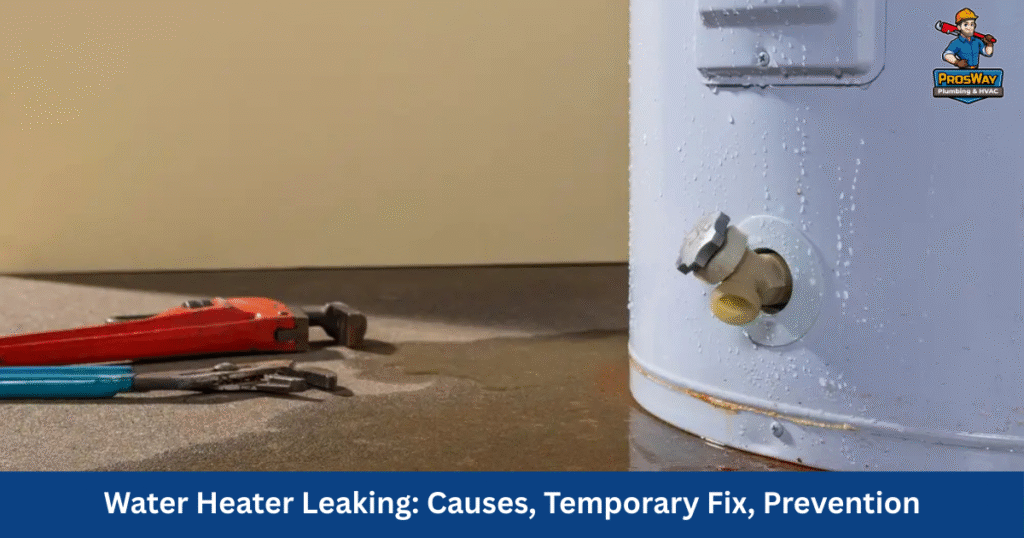 Water Heater Leaking: Causes, Temporary Fix, Prevention