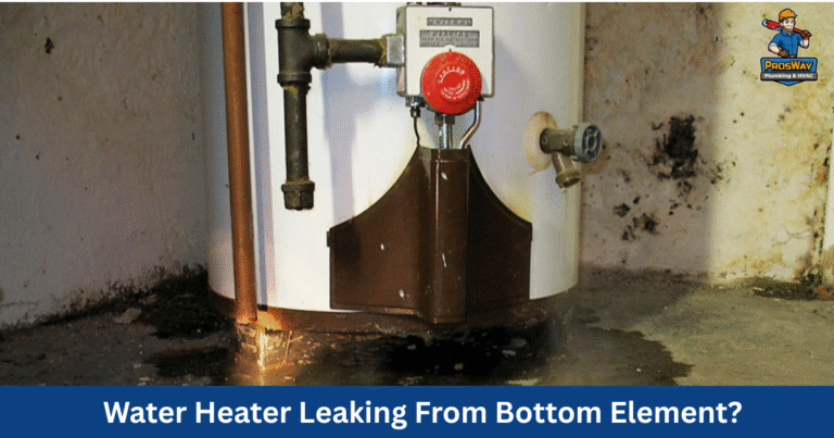 Water Heater Leaking From Bottom Element? How to Fix