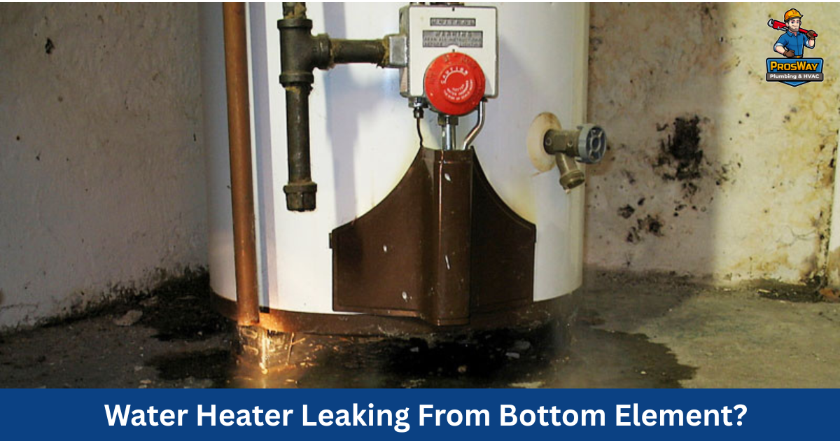 Water Heater Leaking From Bottom Element? How to Fix