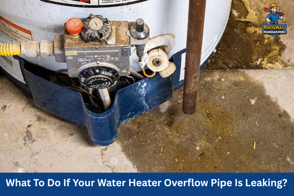 Water Heater Overflow Pipe Leaking: What It Means and What To Do

