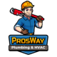 prosway plumbing & hvac logo, plumbing services